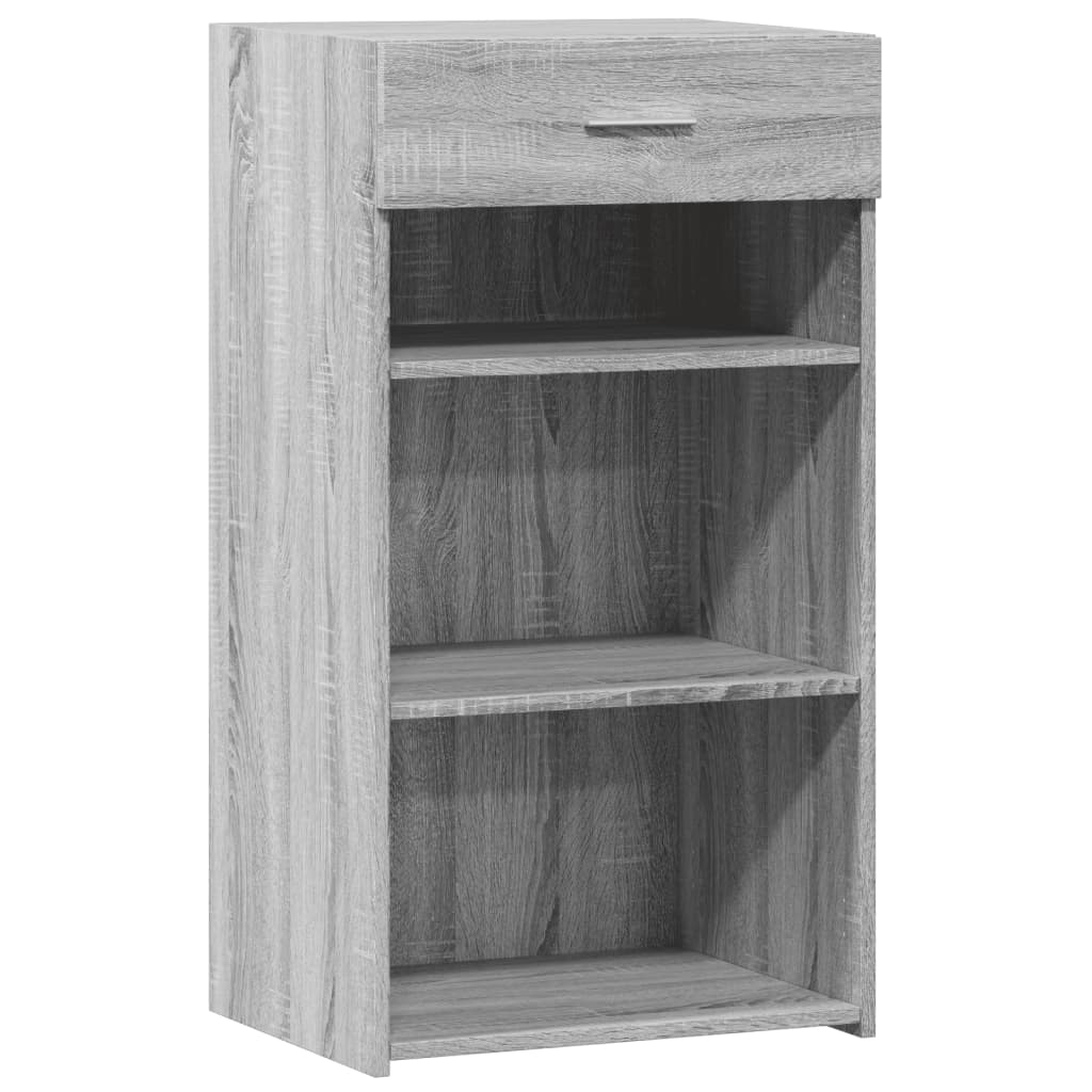 Dressoir 50x42,5x93 cm bewerkt hout grijs sonoma eikenkleurig - AllerleiShop