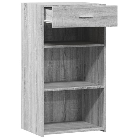 Dressoir 50x42,5x93 cm bewerkt hout grijs sonoma eikenkleurig - AllerleiShop