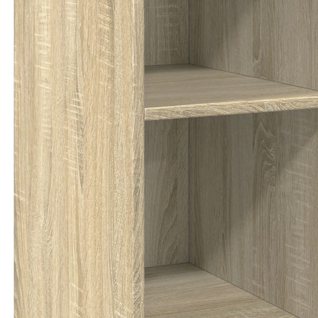 Dressoir 30x41x93 cm bewerkt hout sonoma eikenkleurig - AllerleiShop