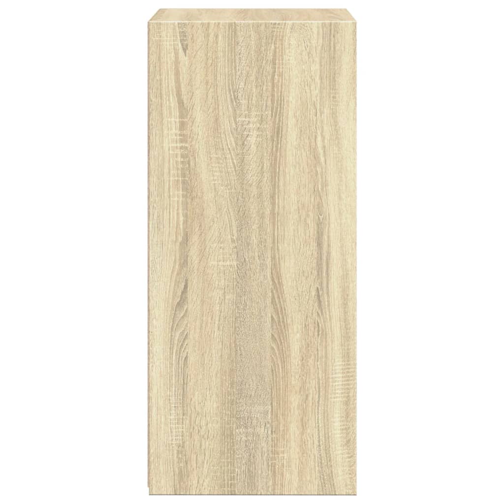 Dressoir 50x41x93 cm bewerkt hout sonoma eikenkleurig - AllerleiShop