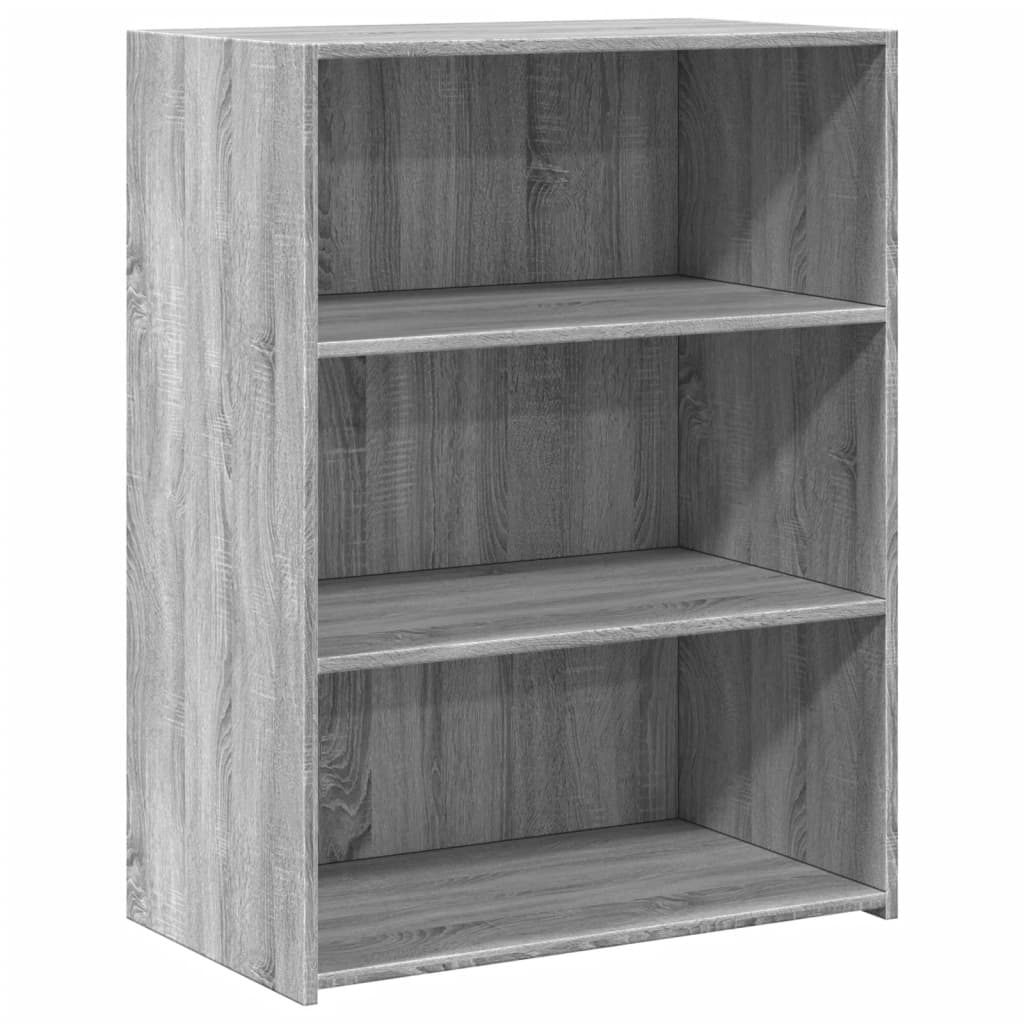 Dressoir 70x41x93 cm bewerkt hout grijs sonoma eikenkleurig - AllerleiShop