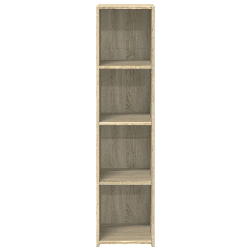 Hoge kast 30x41x124 cm bewerkt hout sonoma eikenkleurig - AllerleiShop