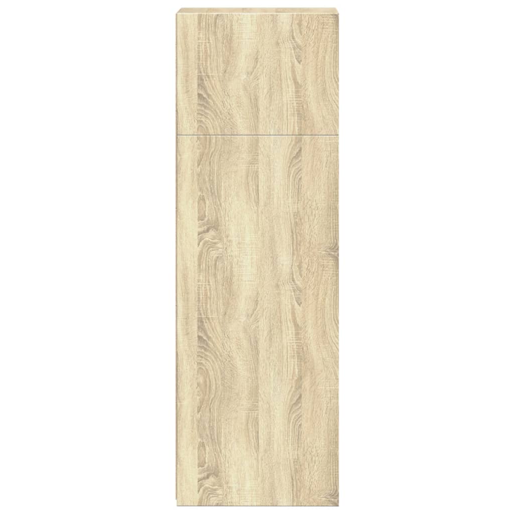 Hoge kast 30x41x124 cm bewerkt hout sonoma eikenkleurig - AllerleiShop