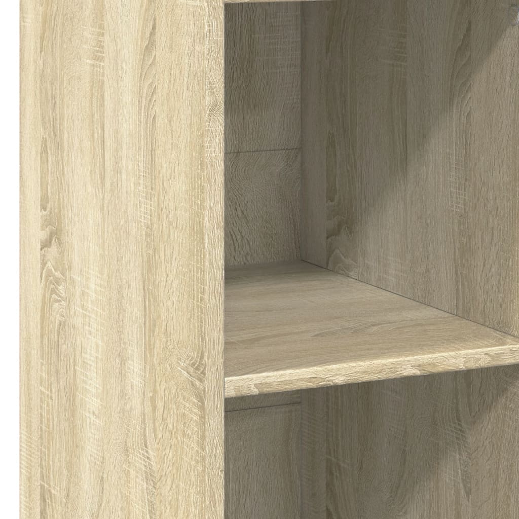 Hoge kast 30x41x124 cm bewerkt hout sonoma eikenkleurig - AllerleiShop