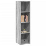 Hoge kast 30x41x124 cm bewerkt hout grijs sonoma eikenkleurig - AllerleiShop