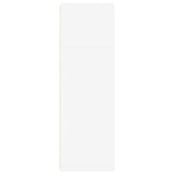 Hoge kast 40x41x124 cm bewerkt hout wit - AllerleiShop