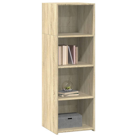 Hoge kast 40x41x124 cm bewerkt hout sonoma eikenkleurig - AllerleiShop