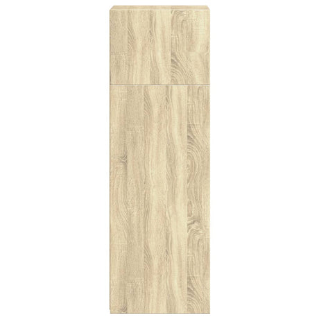 Hoge kast 40x41x124 cm bewerkt hout sonoma eikenkleurig - AllerleiShop