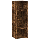 Hoge kast 40x41x124 cm bewerkt hout gerookt eikenkleurig - AllerleiShop