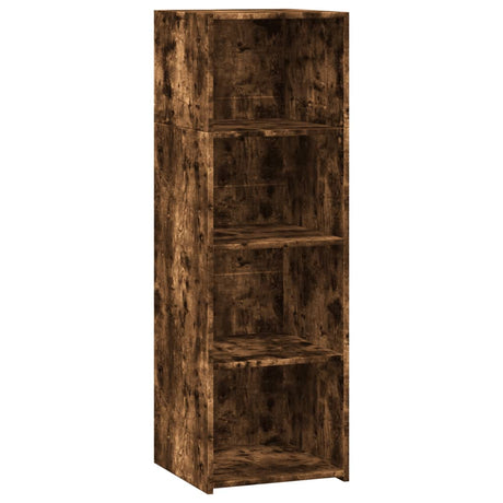 Hoge kast 40x41x124 cm bewerkt hout gerookt eikenkleurig - AllerleiShop