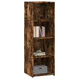 Hoge kast 40x41x124 cm bewerkt hout gerookt eikenkleurig - AllerleiShop