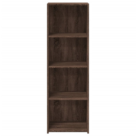 Hoge kast 40x41x124 cm bewerkt hout bruin eikenkleur - AllerleiShop