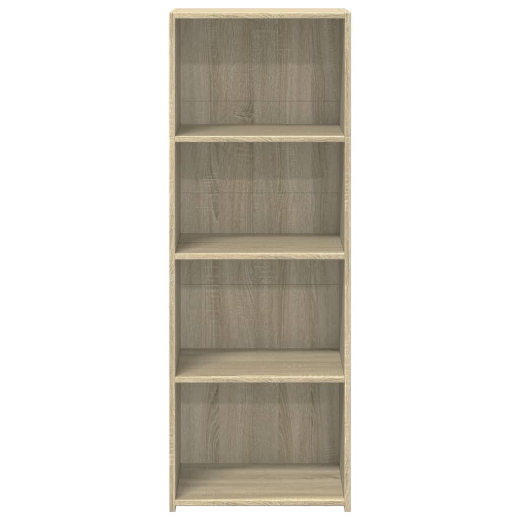 Hoge kast 45x41x124 cm bewerkt hout sonoma eikenkleurig - AllerleiShop