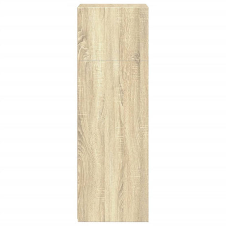 Hoge kast 45x41x124 cm bewerkt hout sonoma eikenkleurig - AllerleiShop