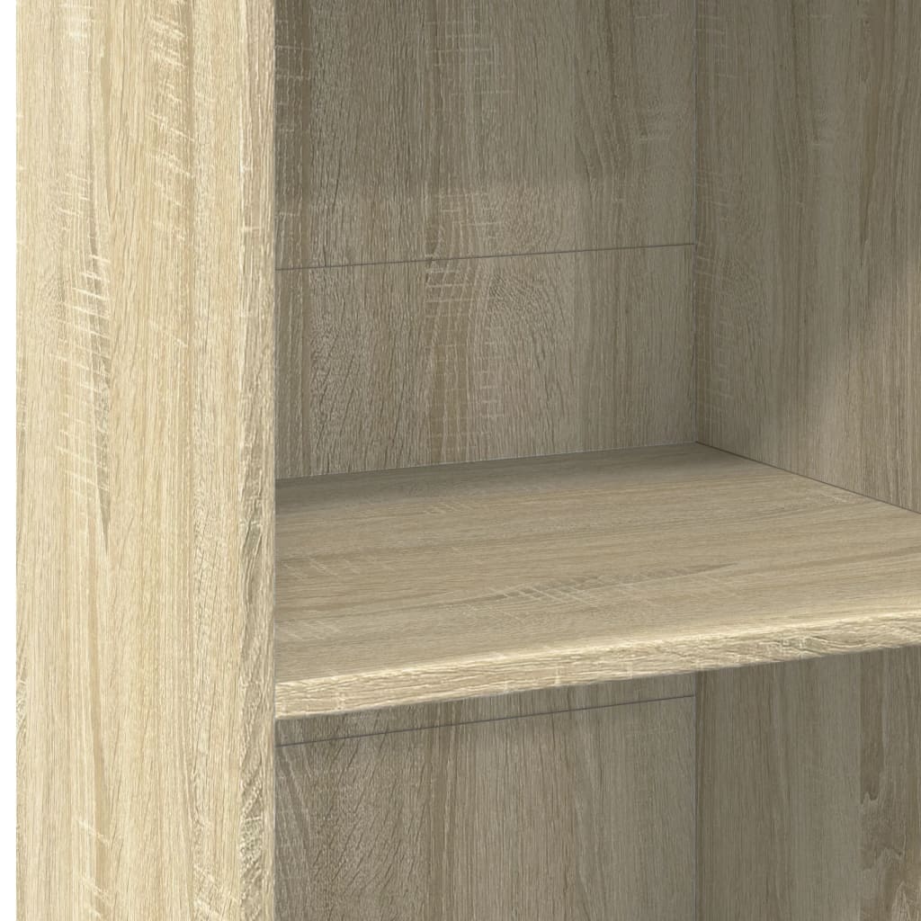 Hoge kast 45x41x124 cm bewerkt hout sonoma eikenkleurig - AllerleiShop