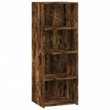 Hoge kast 45x41x124 cm bewerkt hout gerookt eikenkleurig - AllerleiShop