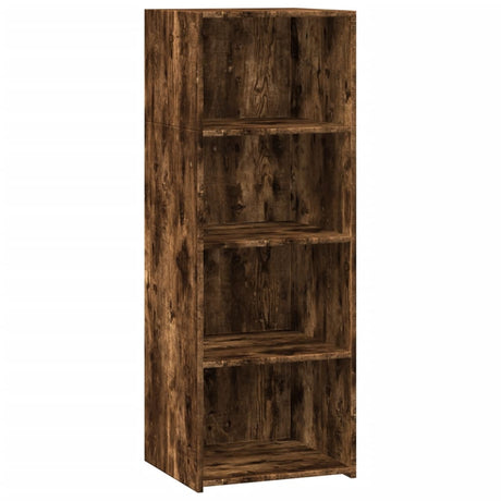 Hoge kast 45x41x124 cm bewerkt hout gerookt eikenkleurig - AllerleiShop