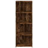 Hoge kast 45x41x124 cm bewerkt hout gerookt eikenkleurig - AllerleiShop