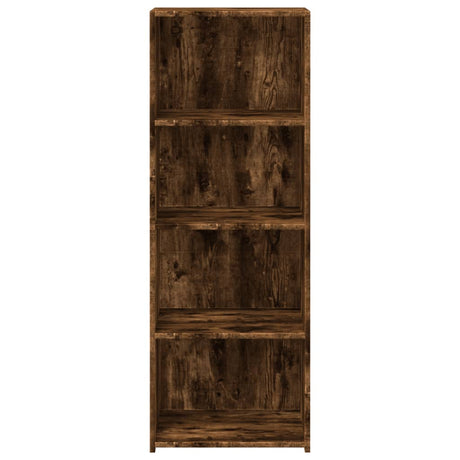 Hoge kast 45x41x124 cm bewerkt hout gerookt eikenkleurig - AllerleiShop