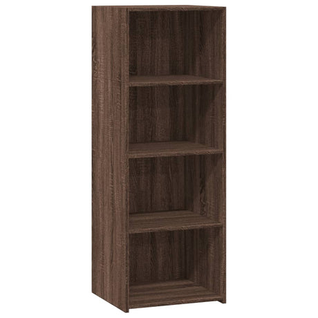 Hoge kast 45x41x124 cm bewerkt hout bruin eikenkleurig - AllerleiShop