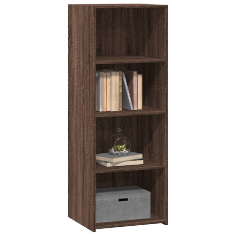 Hoge kast 45x41x124 cm bewerkt hout bruin eikenkleurig - AllerleiShop