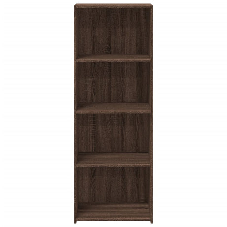 Hoge kast 45x41x124 cm bewerkt hout bruin eikenkleurig - AllerleiShop