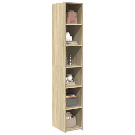 Hoge kast 30x41x185 cm bewerkt hout sonoma eikenkleurig - AllerleiShop