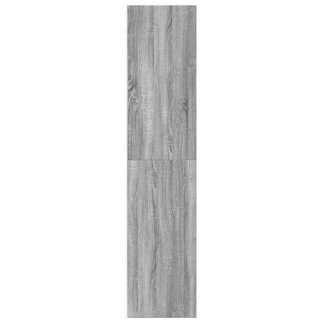 Hoge kast 30x41x185 cm bewerkt hout grijs sonoma eikenkleurig - AllerleiShop