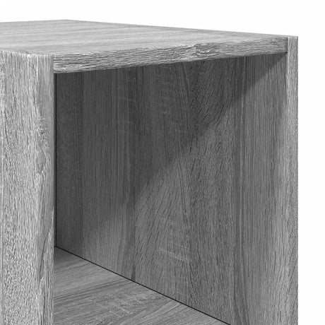 Hoge kast 30x41x185 cm bewerkt hout grijs sonoma eikenkleurig - AllerleiShop