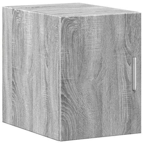 Opbergkast smal 30x42,5x225 cm bewerkt hout grijs sonoma eiken - AllerleiShop