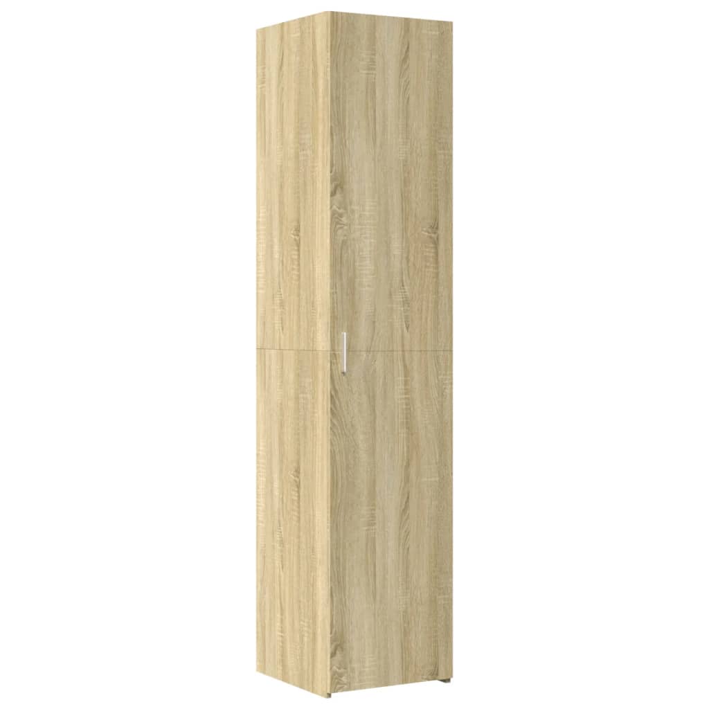 Opbergkast smal 40x42,5x225 cm bewerkt hout sonoma eikenkleurig - AllerleiShop