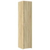 Opbergkast smal 40x42,5x225 cm bewerkt hout sonoma eikenkleurig - AllerleiShop