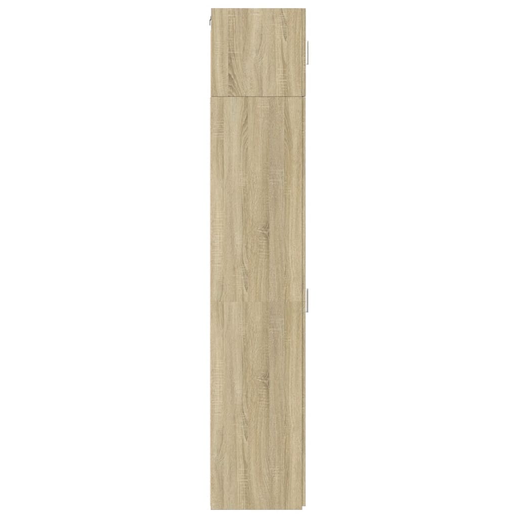 Opbergkast smal 40x42,5x225 cm bewerkt hout sonoma eikenkleurig - AllerleiShop