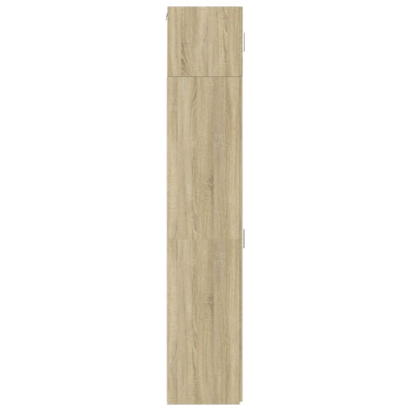 Opbergkast smal 40x42,5x225 cm bewerkt hout sonoma eikenkleurig - AllerleiShop