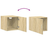 Opbergkast smal 40x42,5x225 cm bewerkt hout sonoma eikenkleurig - AllerleiShop