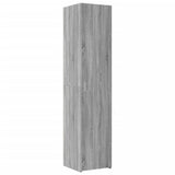 Opbergkast smal 40x42,5x225 cm bewerkt hout grijs sonoma eiken - AllerleiShop