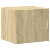 Opbergkast smal 45x42,5x225 cm bewerkt hout sonoma eikenkleurig - AllerleiShop