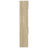 Opbergkast smal 45x42,5x225 cm bewerkt hout sonoma eikenkleurig - AllerleiShop