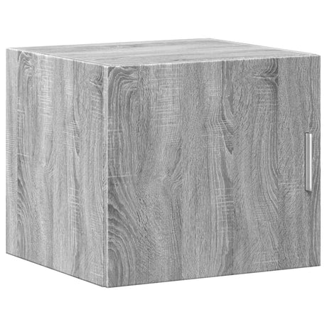 Opbergkast smal 45x42,5x225 cm bewerkt hout grijs sonoma eiken - AllerleiShop