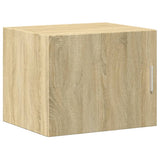 Opbergkast smal 50x42,5x225 cm bewerkt hout sonoma eikenkleurig - AllerleiShop