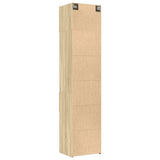 Opbergkast smal 50x42,5x225 cm bewerkt hout sonoma eikenkleurig - AllerleiShop