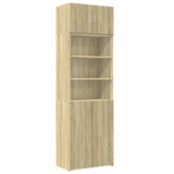 Opbergkast 70x42,5x225 cm bewerkt hout sonoma eikenkleurig - AllerleiShop