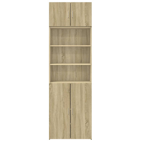 Opbergkast 70x42,5x225 cm bewerkt hout sonoma eikenkleurig - AllerleiShop