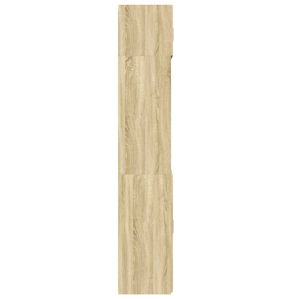 Opbergkast 70x42,5x225 cm bewerkt hout sonoma eikenkleurig - AllerleiShop