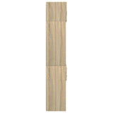 Opbergkast 70x42,5x225 cm bewerkt hout sonoma eikenkleurig - AllerleiShop