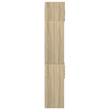 Opbergkast 70x42,5x225 cm bewerkt hout sonoma eikenkleurig - AllerleiShop