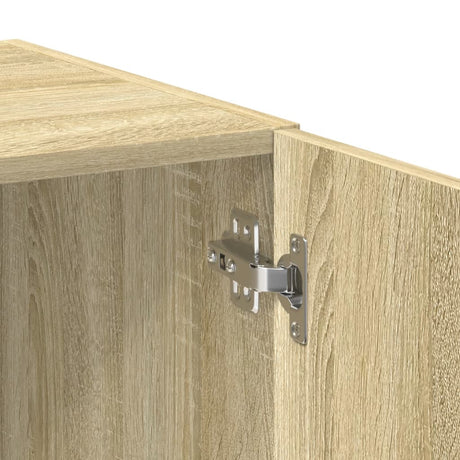 Opbergkast 70x42,5x225 cm bewerkt hout sonoma eikenkleurig - AllerleiShop