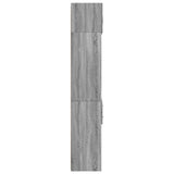 Opbergkast 70x42,5x225 cm bewerkt hout grijs sonoma eikenkleur - AllerleiShop