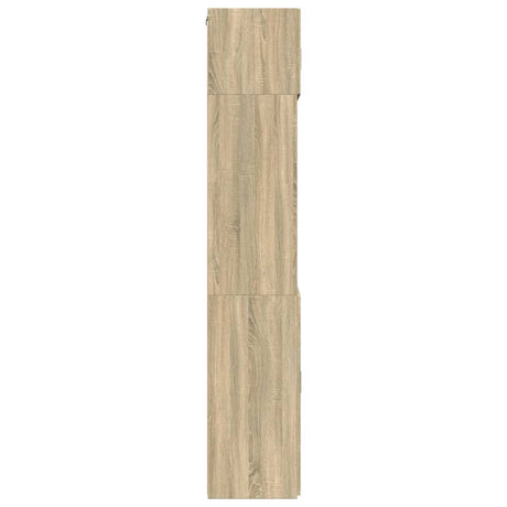 Opbergkast 80x42,5x225 cm bewerkt hout sonoma eikenkleurig - AllerleiShop