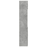 Opbergkast 80x42,5x225 cm bewerkt hout betongrijs - AllerleiShop